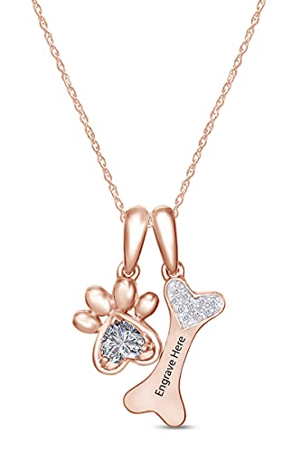 Rose Gold Over : Cubic Zirconia