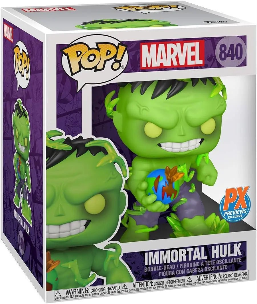 Marvel Super Heroes Immortal Hulk 6-Inch Funko Pop! Vinyl Figure - Collectible Action Figure for Marvel Fans, Home Decor & Gift Idea