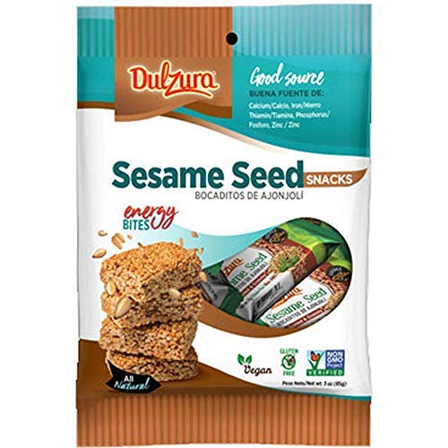 Crunchy Sesame Seed Snacks - Healthy & Delicious Roasted Sesame Bites - Perfect for On-the-Go Snacking, Office Treats & Kids Lunchboxes