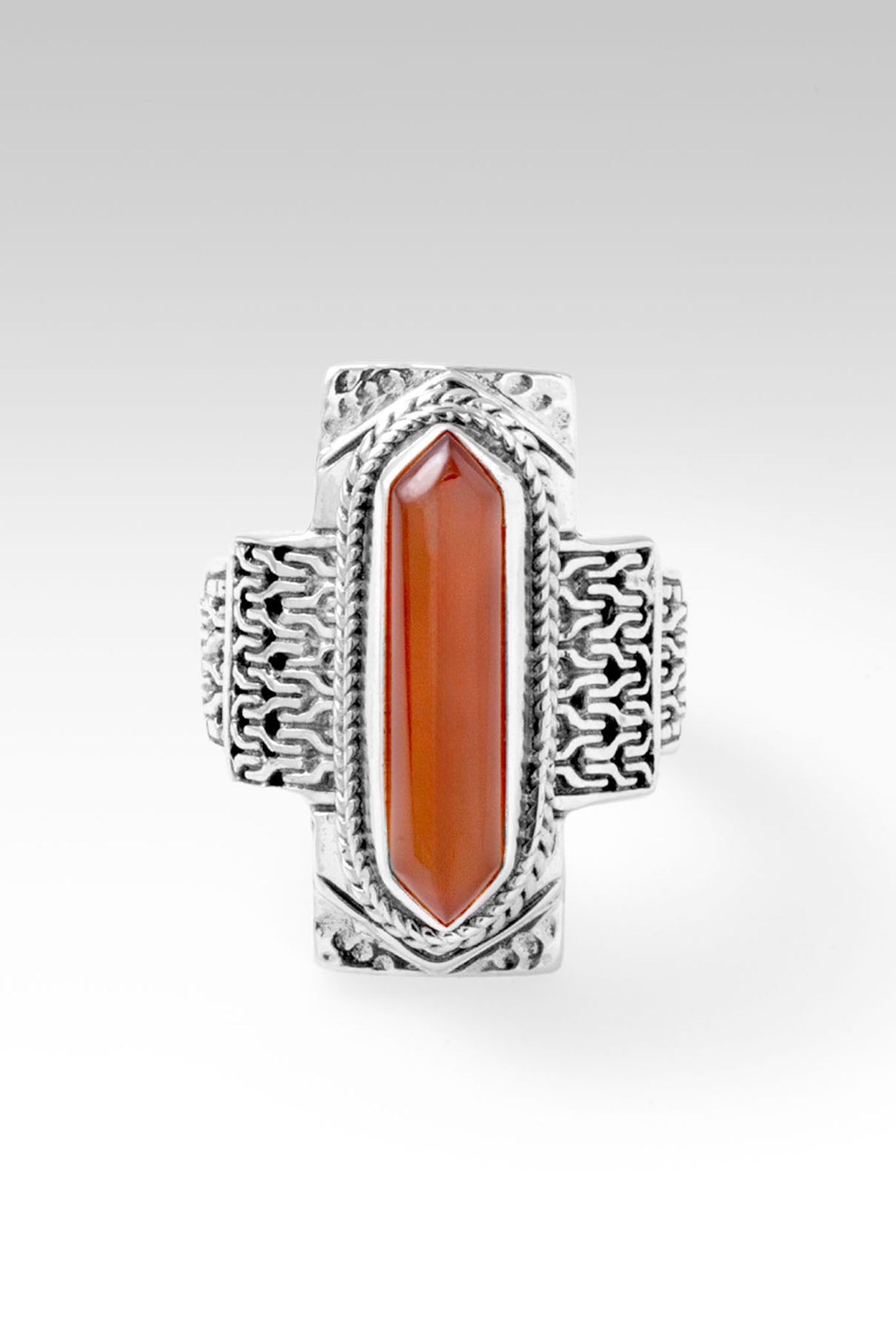 Yesterday Today & Forever Ring™ in Carnelian - Elegant Gemstone Jewelry for Women, Perfect for Anniversaries, Weddings & Special Occasions