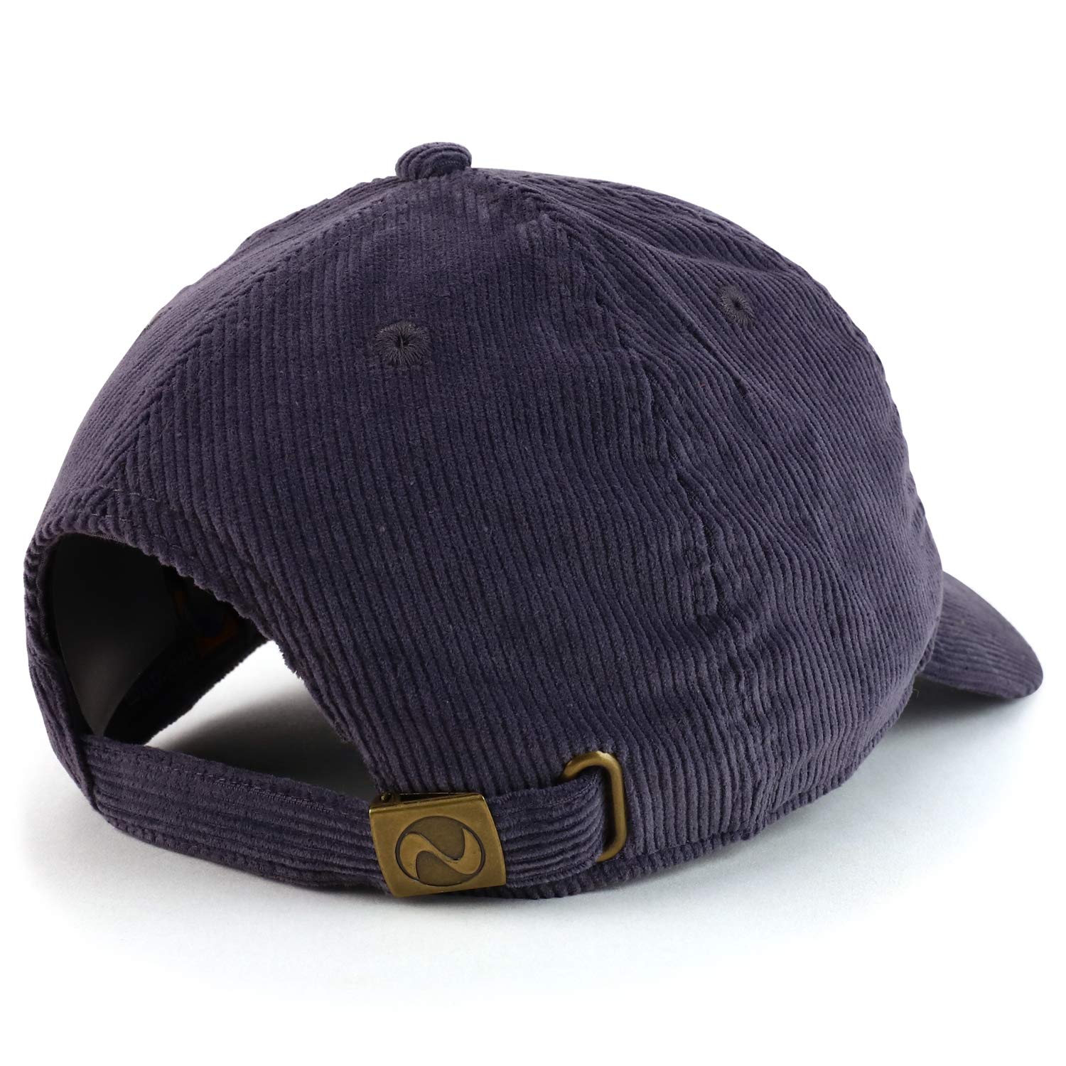 Trendy Salty Embroidered Cotton Corduroy Unstructured Baseball Cap for Men & Women - Casual Streetwear Fashion Hat for Outdoor Activities