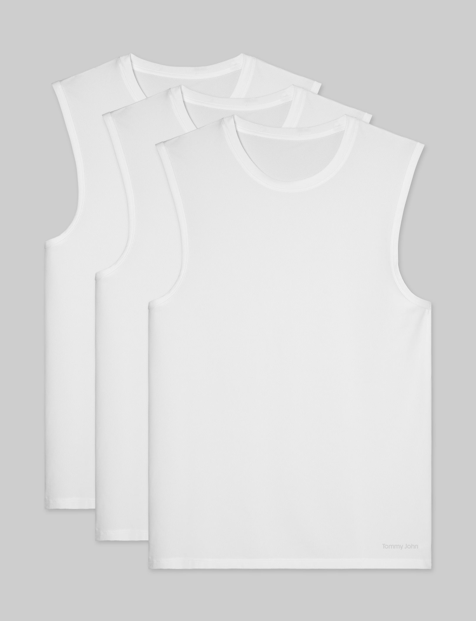 Breathable Air Muscle Tank Tops (3 Pack) - Comfortable Workout & Gym Shirts for Men - Perfect for Running, Training & Casual Wear