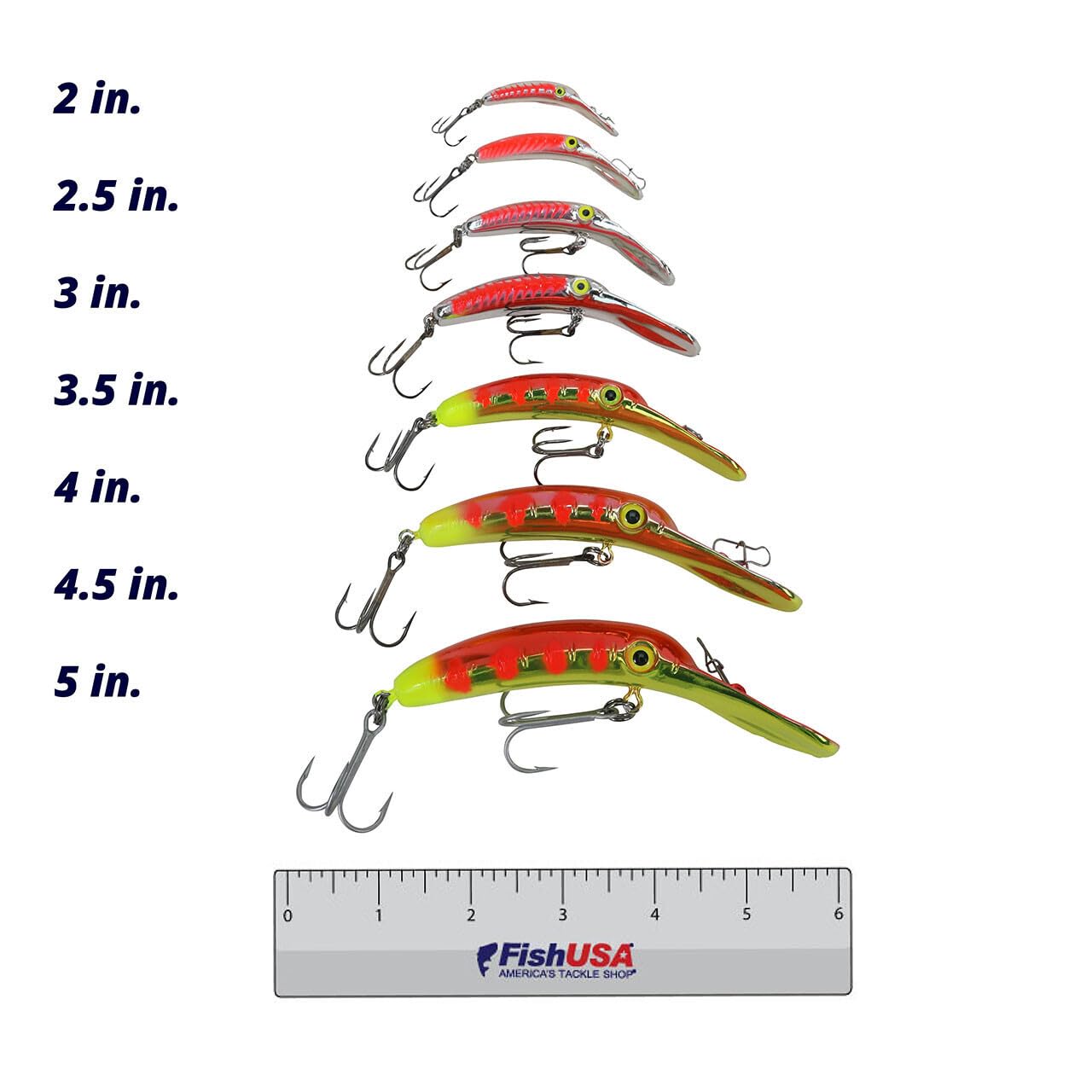 Yakima Bait 9581U-GDP Mag Lip Fishing Lure - Premium Salmon & Trout Crankbait for Freshwater & Saltwater Fishing - Perfect for Trolling, Casting & Jigging in Rivers, Lakes & Oceans