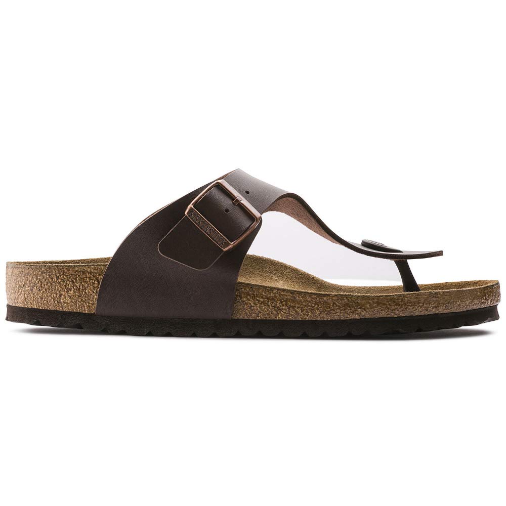 Birkenstock Women's Arizona Soft Footbed Sandals - Dark Brown Leather - Size 11-11.5 | Comfortable Arch Support for Walking, Travel & Everyday Wear
