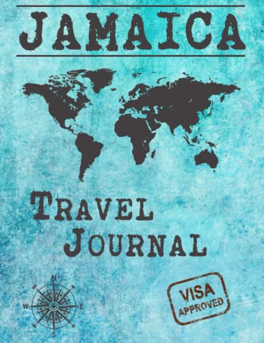 Jamaica Travel Journal & Vacation Planner - 120 Page Travel Diary Notebook with Meal & Budget Tracker, Appointment Organizer - Perfect for Trip Planning, Memory Keeping & Farewell Gifts