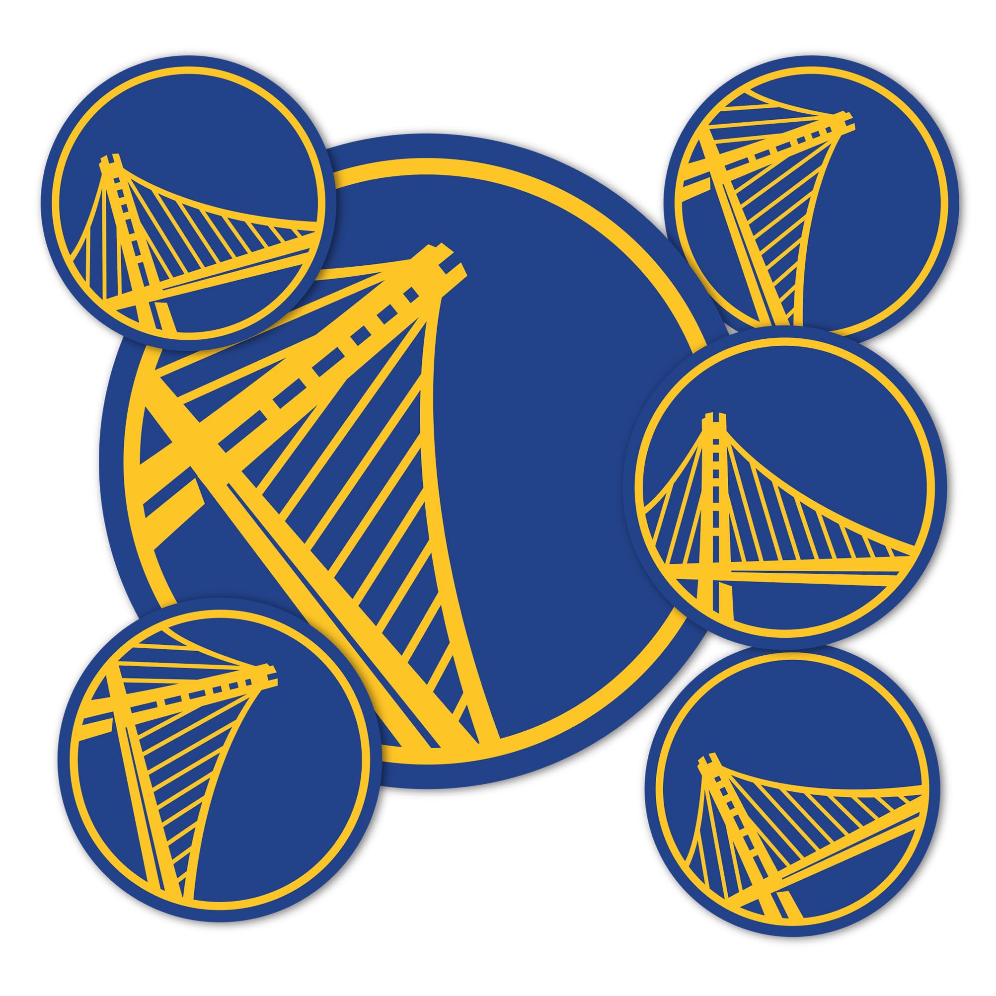 Official NBA Golden State Warriors Desert Cactus Vinyl Decal Sticker - Waterproof Laptop, Water Bottle, Car, Scrapbook Decor (Type 3-1) - Perfect for Fans, Sports Enthusiasts & Home Office Decoration