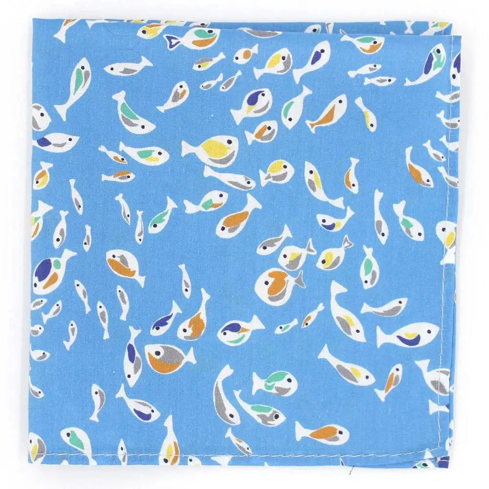 L.A. Smith Blue Hank Handmade with Premium Liberty Fabric - Perfect for Knitting, Crocheting & DIY Craft Projects