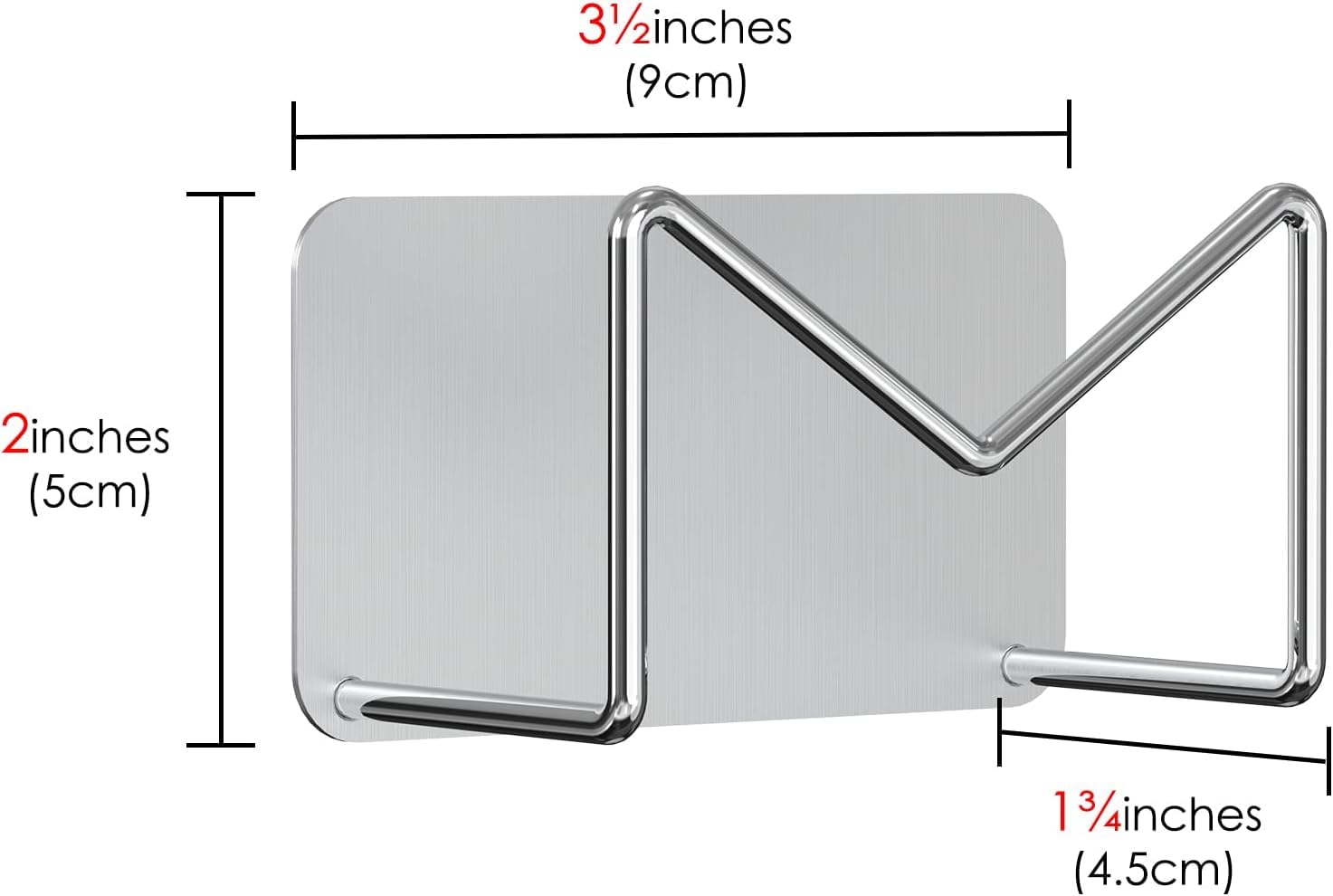 2 Pack NEOUTH Stainless Steel Sponge Holder for Kitchen Sink - SUS304 Sink Caddy Organizer with Self-Adhesive, No Drilling Required - Silver Kitchen Accessories for Sponge & Scrubber Storage (Perfect for Small Kitchens & RVs)
