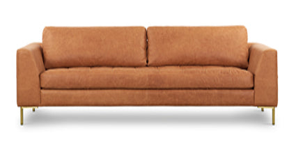 Calle 90 Sofa - Modern 3-Seater Couch with Soft Fabric & Sturdy Frame - Perfect for Living Room, Lounge & Small Spaces