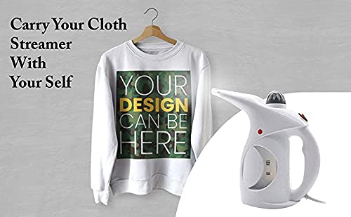 Portable Handheld Garment Steamer for Clothes & Fabric - Multi-Purpose Steamer for Face, Nose & Home Use - Perfect for Travel, Cold Relief & Wrinkle Removal