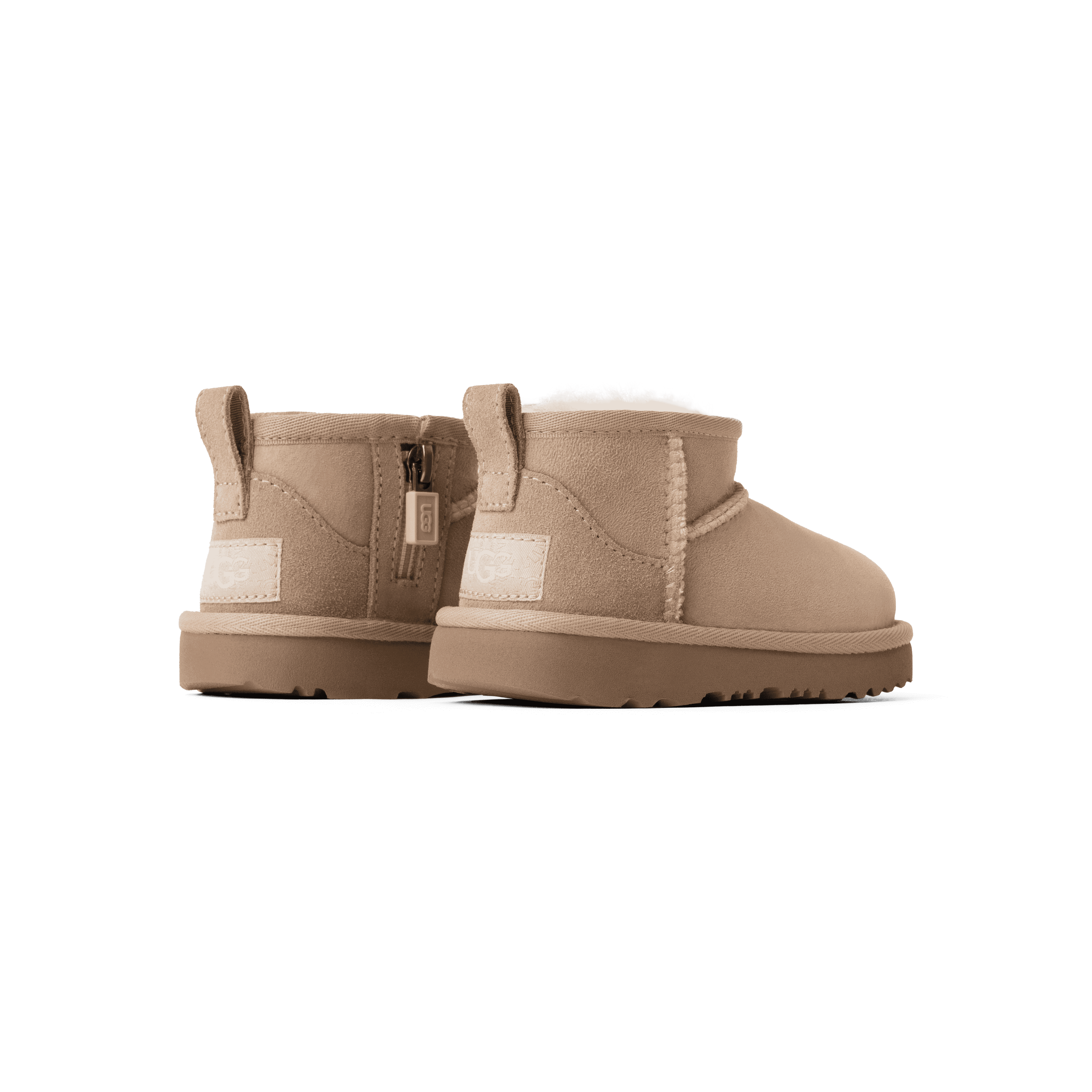 UGG Toddler's Classic Ultra Mini Boots in Sand - Warm Winter Booties for Baby Girls & Boys - Perfect for Snow, Playdates & Outdoor Adventures