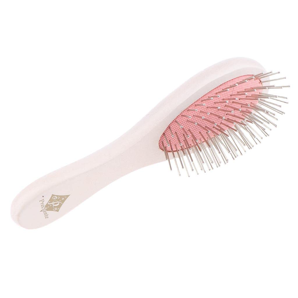 GAH Scalp Massage Hairbrush - Anti-Static Detangling Brush with Steel Teeth for Women | Gentle Hair Care for Curly, Thick & Long Hair | Perfect for Daily Styling & Relaxation at Home or Salon