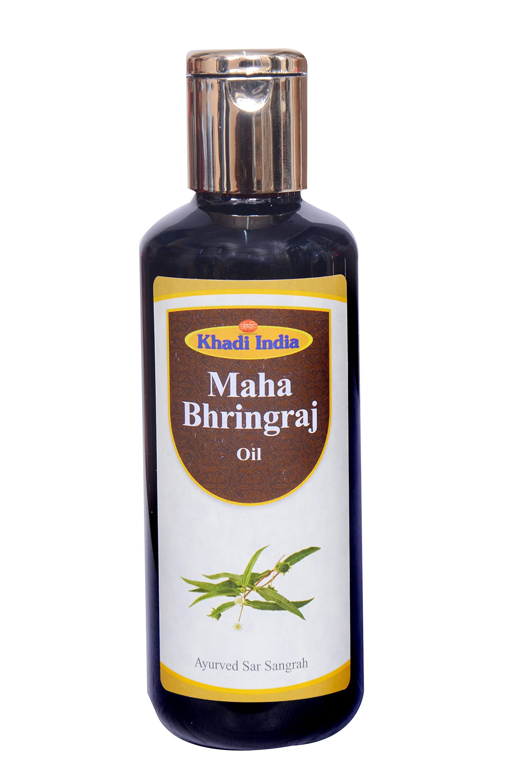 Maha Bhringraj Hair Oil - Natural Ayurvedic Treatment for Hair Fall Control & Healthy Growth | Paraben & Silicone Free | Suitable for All Hair Types | 200ml | Perfect for Daily Hair Care & Scalp Massage
