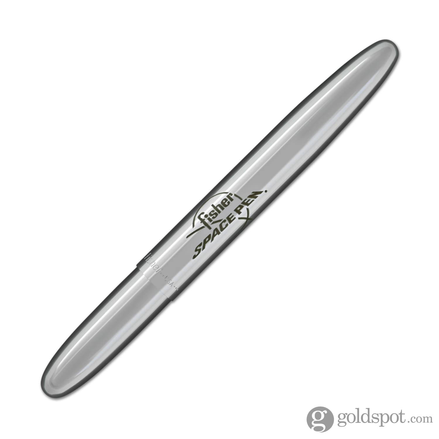 Fisher Space Pen Bullet Ballpoint Pen - Chrome Finish with Logo - Compact & Refillable for Everyday Carry, Travel, and Outdoor Adventures