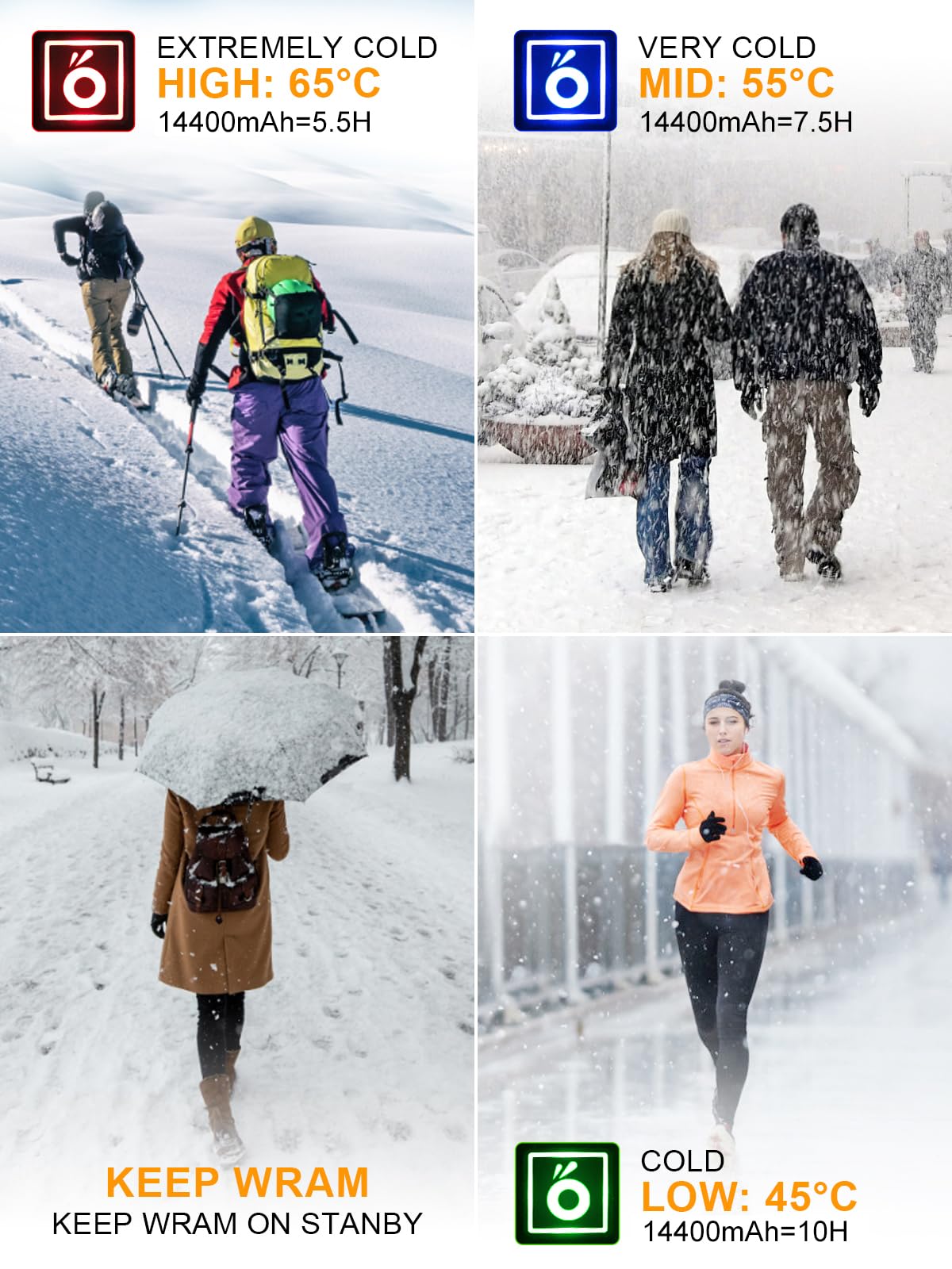 Rechargeable Heated Vest for Men & Women - Battery-Powered Winter Jacket with USB Heating - Perfect for Outdoor Work, Hiking & Cold Weather Activities