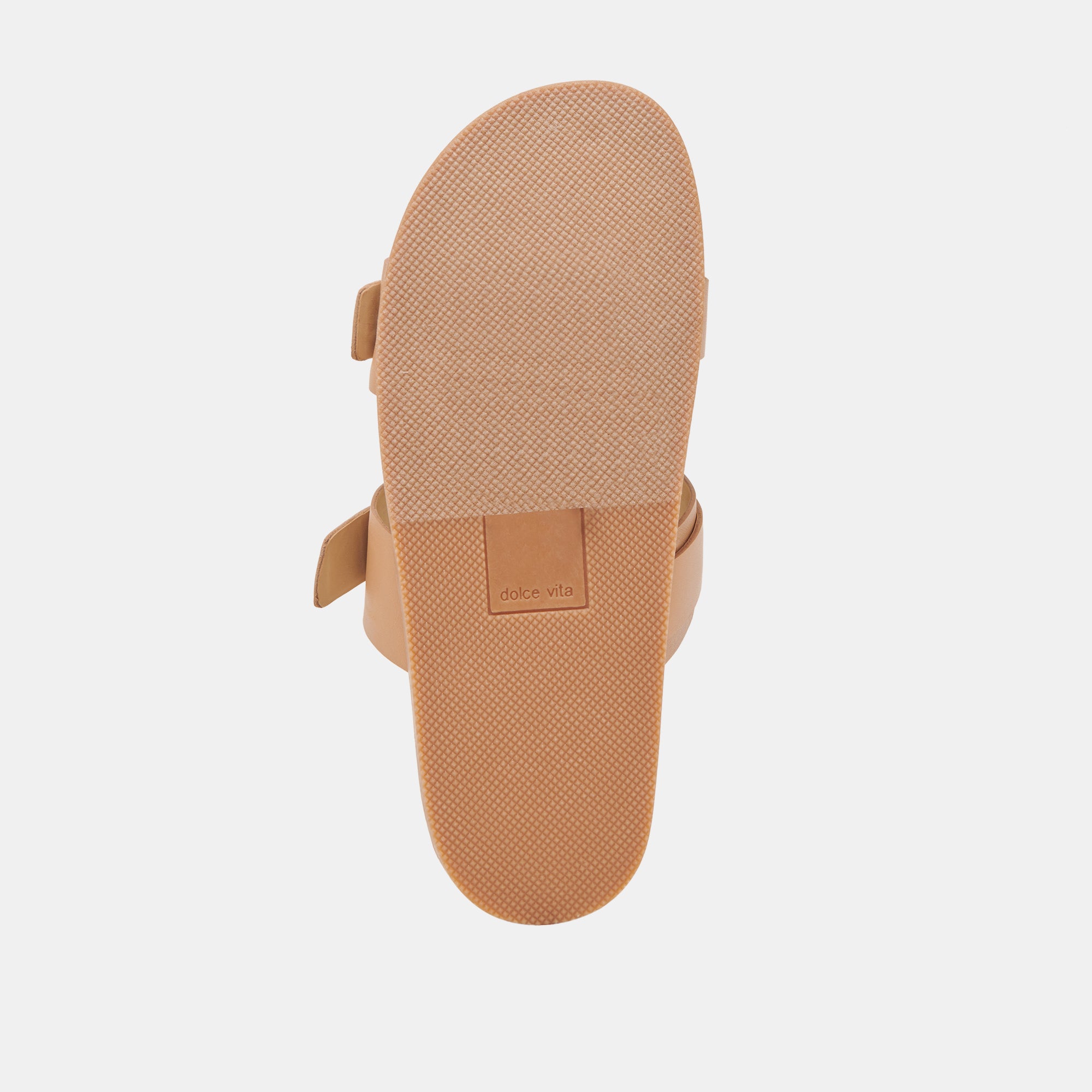 SOYA SANDALS for Women - Light Tan Leather Comfortable Slip-On Sandals for Beach, Vacation & Casual Wear