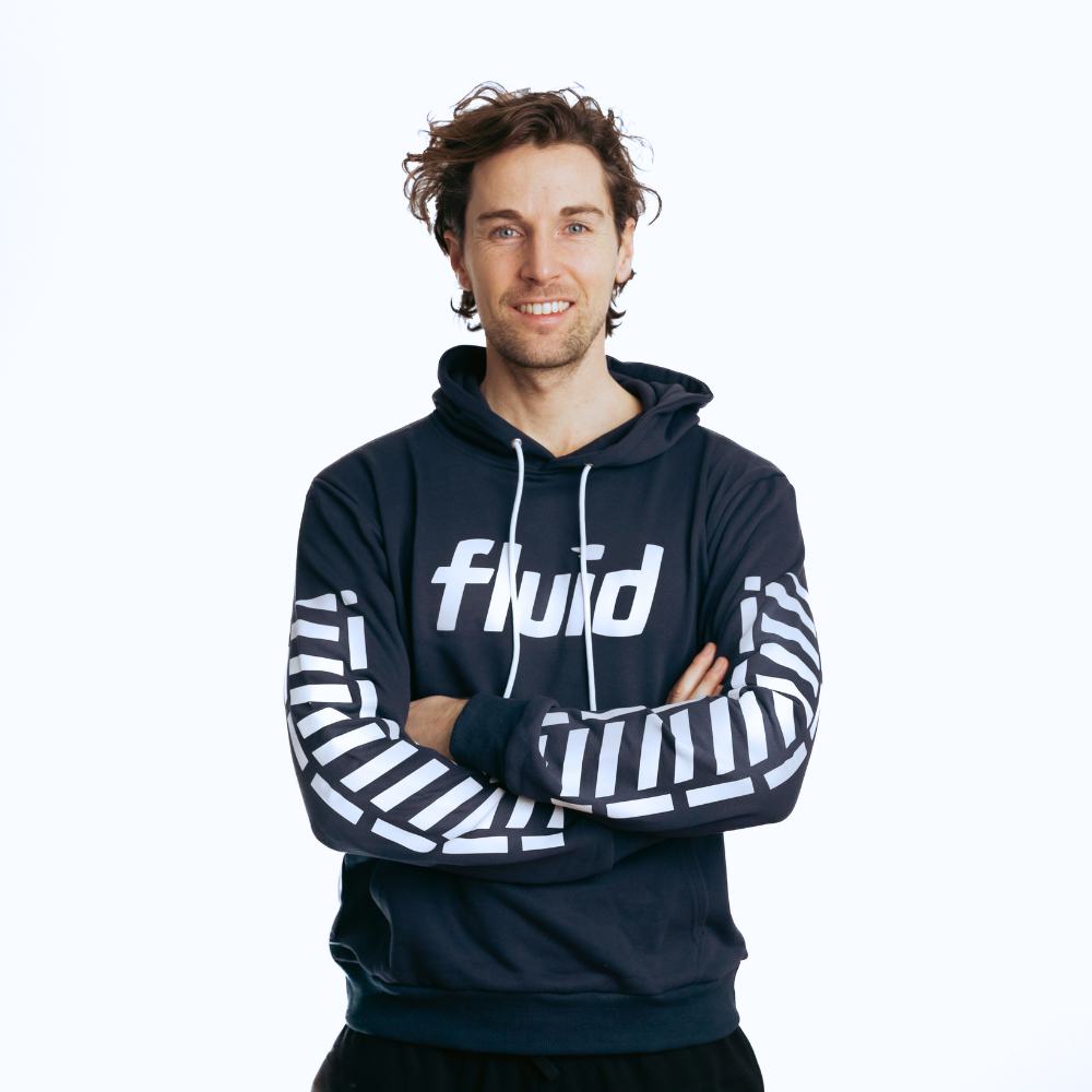 Premium Fluid Rider Hoodie for Men & Women - Soft & Comfortable Blue Pullover Sweatshirt - Perfect for Casual Wear, Gym, and Outdoor Activities