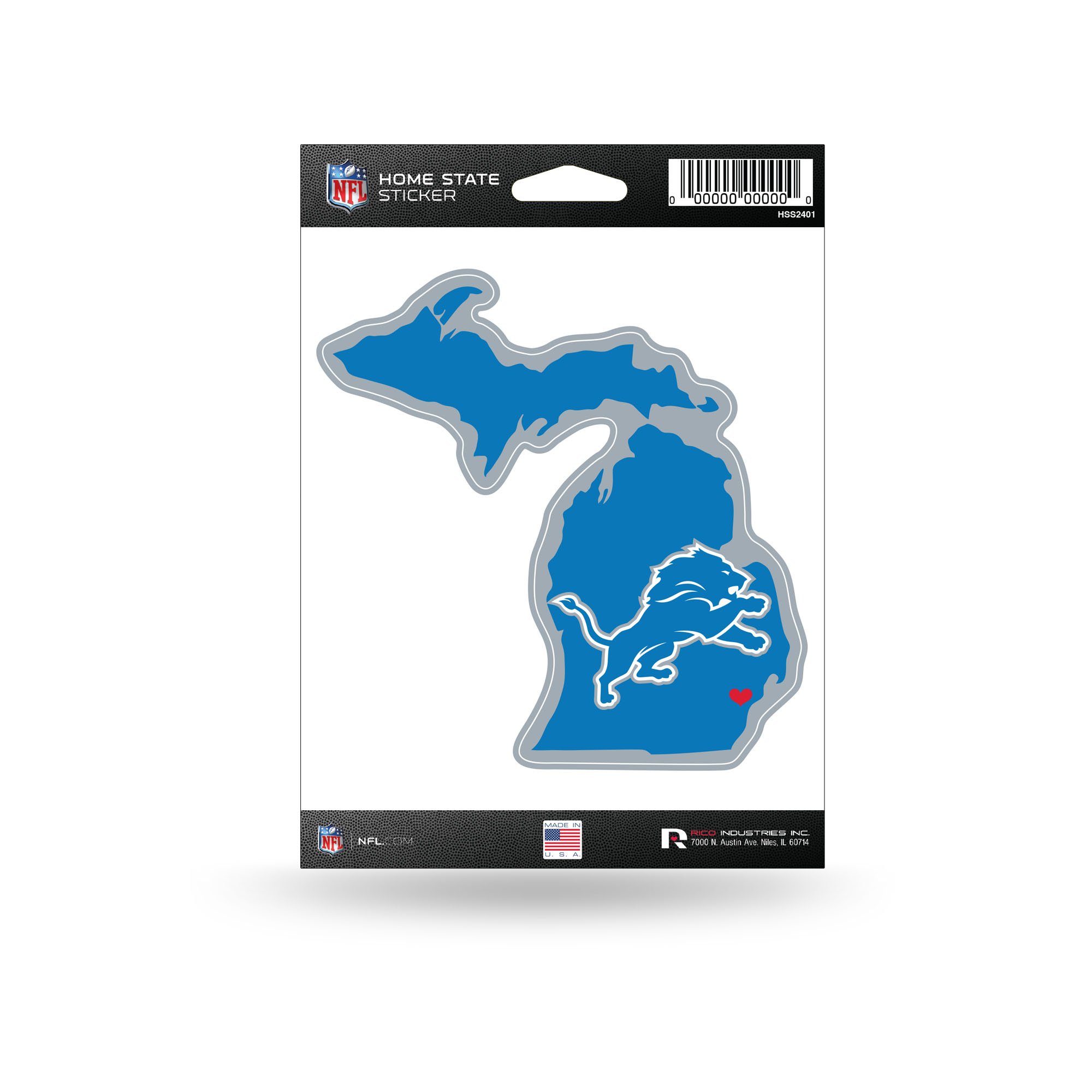 NFL Rico Industries Home State Sticker 5