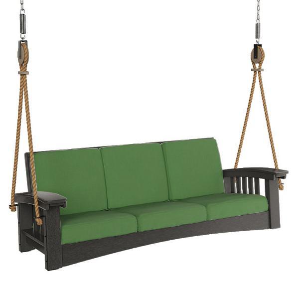 Mission Sofa Rope Swing - Indoor/Outdoor Hanging Chair for Relaxation - Perfect for Backyard, Patio, or Living Room
