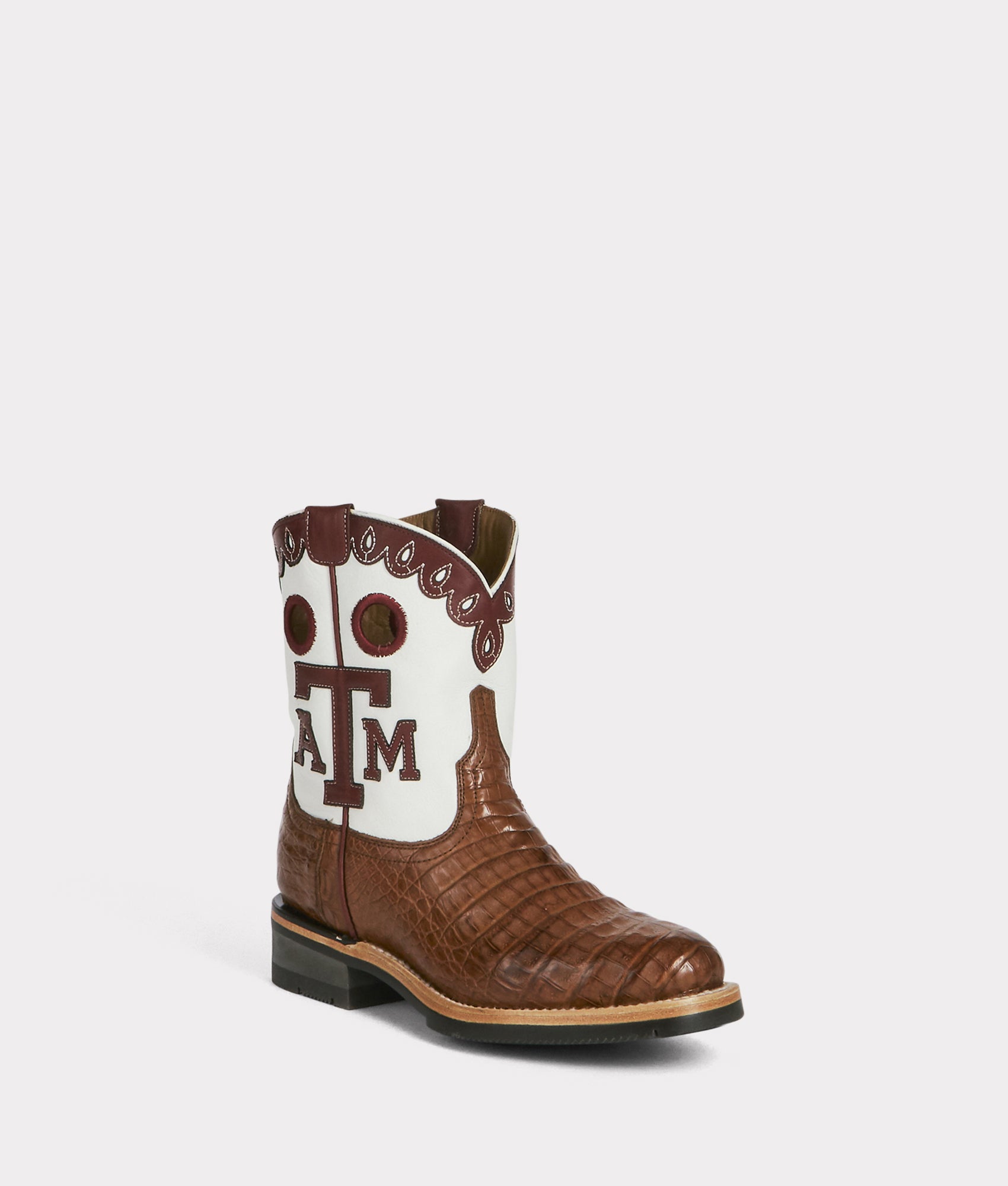 Women's A&M Exotic Barn Boots - Waterproof Leather Riding Boots for Women, Comfortable & Stylish Western Cowgirl Boots - Perfect for Horseback Riding, Country Rodeo, and Outdoor Farm Work (Sienna)