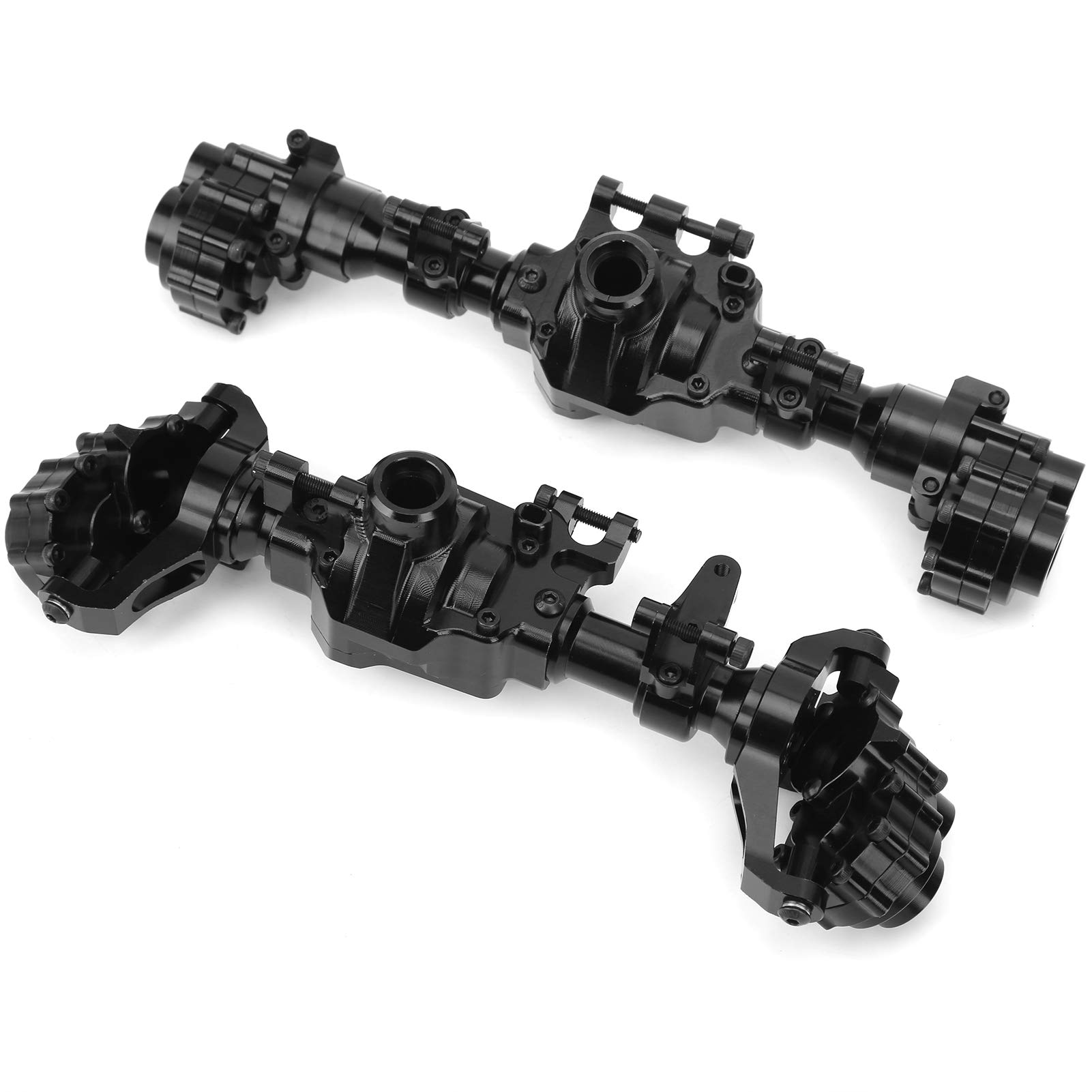 Vbest Life 1/10 Scale RC Car Metal Axle Housing Upgrade Parts - Front & Rear Axle for Traxxas TRX4 - Durable Off-Road Crawler Accessories for Enhanced Performance on Rough Terrain