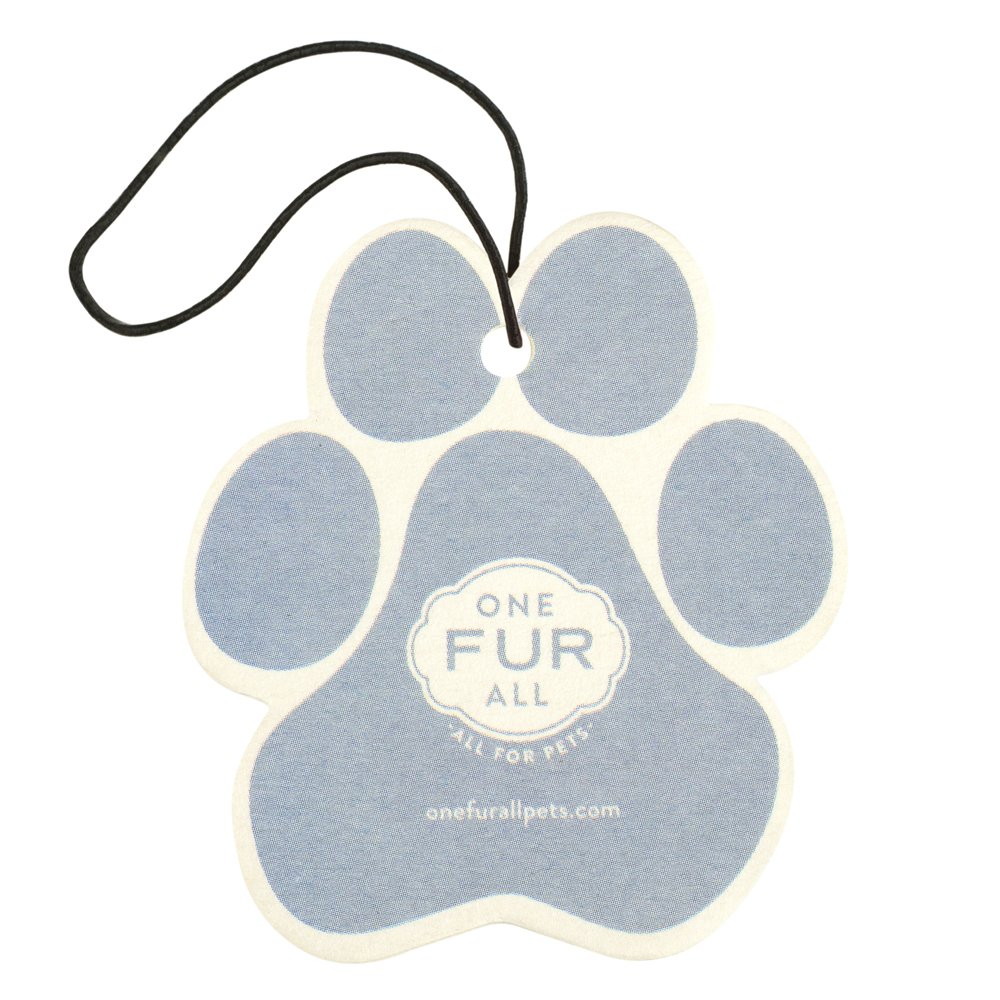 One Fur All Pet House Car Air Freshener - Pack of 4 | Sunwashed Cotton, Non-Toxic & Dye-Free | Eliminates Pet Odors in Cars & Small Spaces | Perfect for Road Trips, Daily Commutes & Pet Owners
