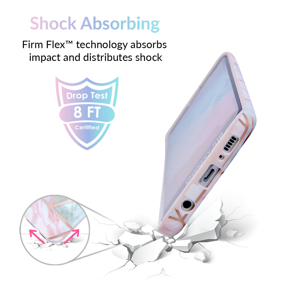 Geometric Marble Samsung Phone Case - Stylish Protective Cover for Samsung Galaxy S21/S20/Note 20 - Perfect for Everyday Use, Work & Travel