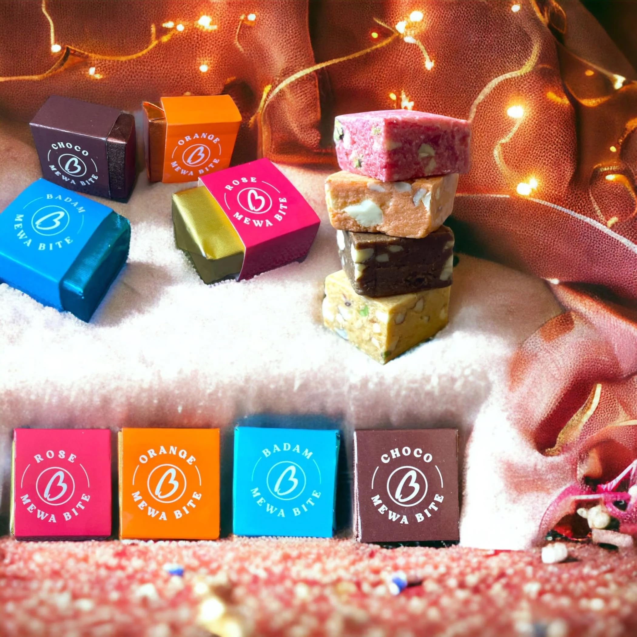 LOVENSPIRE Personalized Diwali Gift Box - Premium Indian Sweets Hamper with Shubh Labh Design | Diwali Corporate Gifts for Employees, Friends & Family | Perfect for Office Celebrations & Festival Home Decor