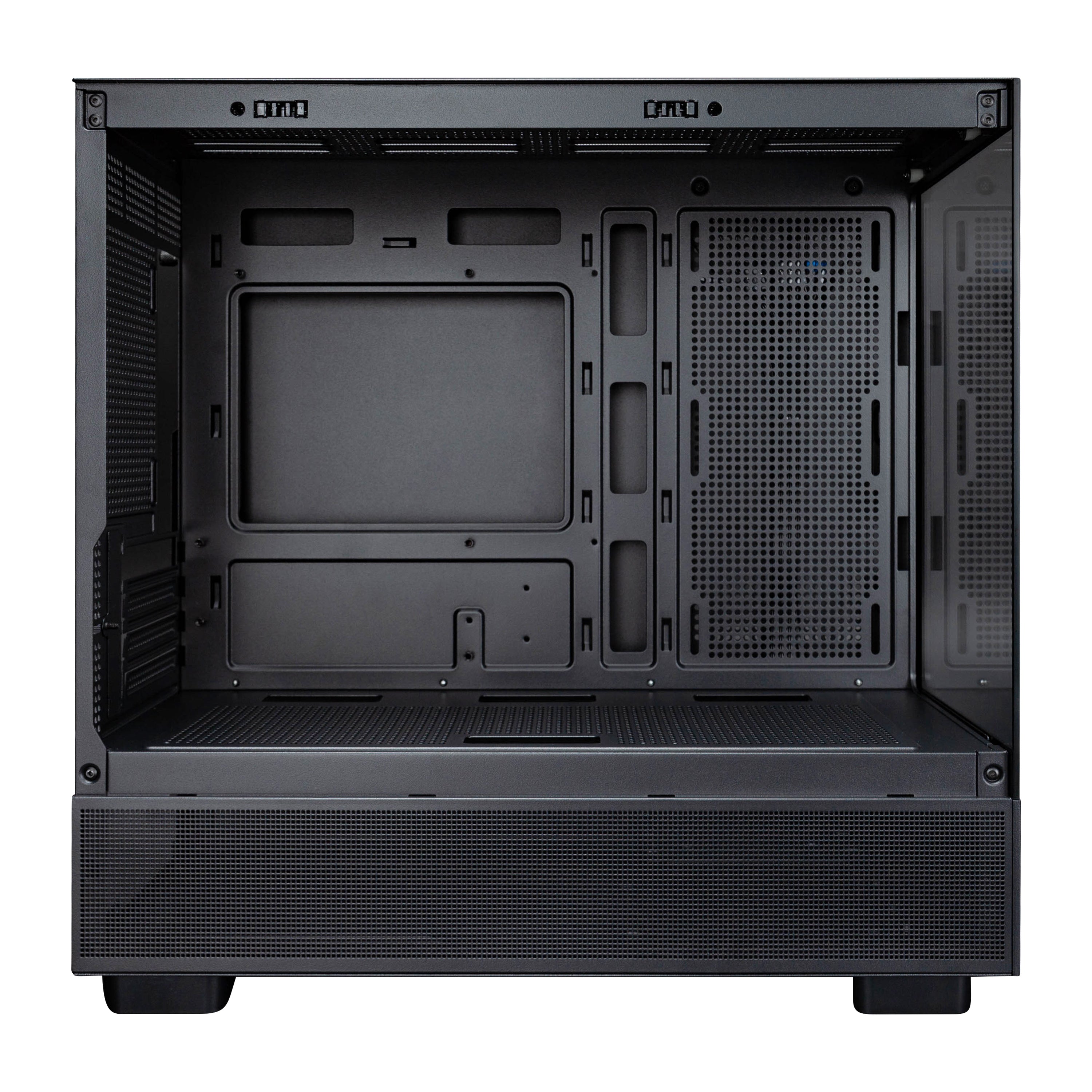 1st Player Mi5 M ATX ITX PC Gaming Case - Compact Black Computer Case for High Performance Gaming PCs | Perfect for Small Form Factor Builds & Home Office Setups