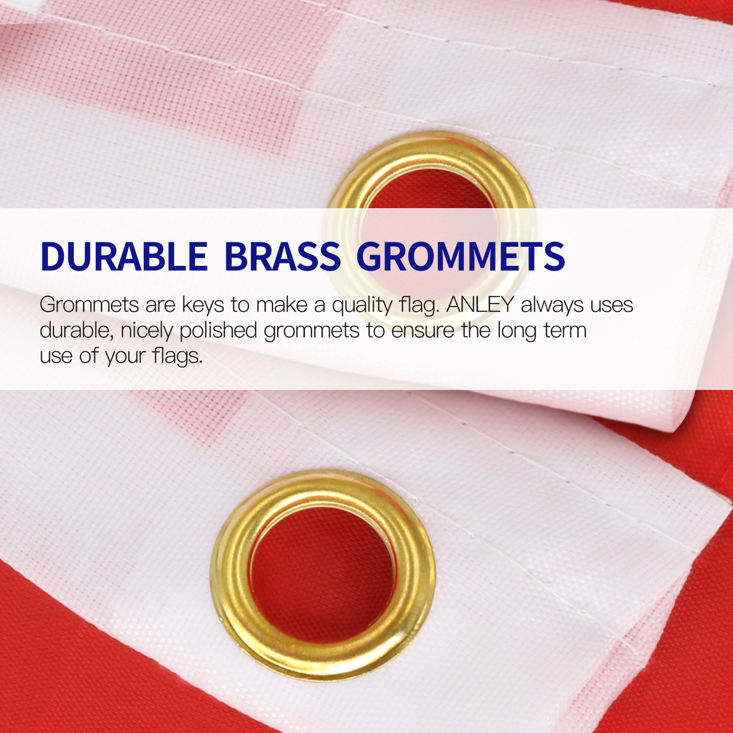 ANLEY Fly Breeze 3x5 Feet Welcome Flag - Vibrant Fade-Resistant Polyester with Brass Grommets, Double Stitched Canvas Header - Perfect for Home, Business, and Ceremonial Events