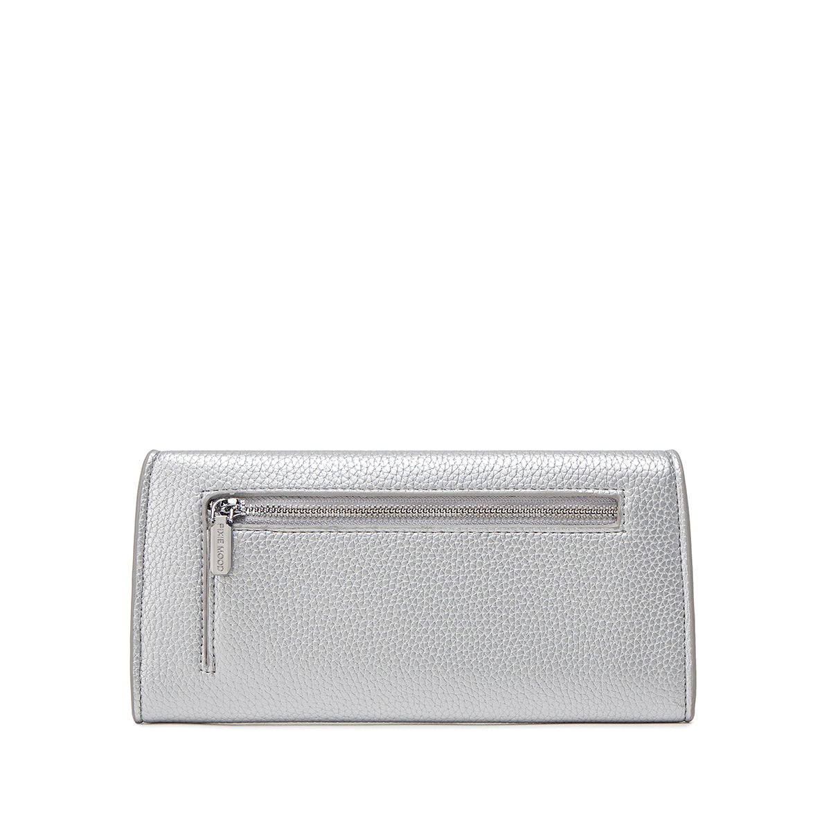 Mavis Silver Pebbled Leather Wallet for Women - Stylish & Durable RFID Blocking Bifold Wallet - Perfect for Everyday Use, Travel, and Gift Giving