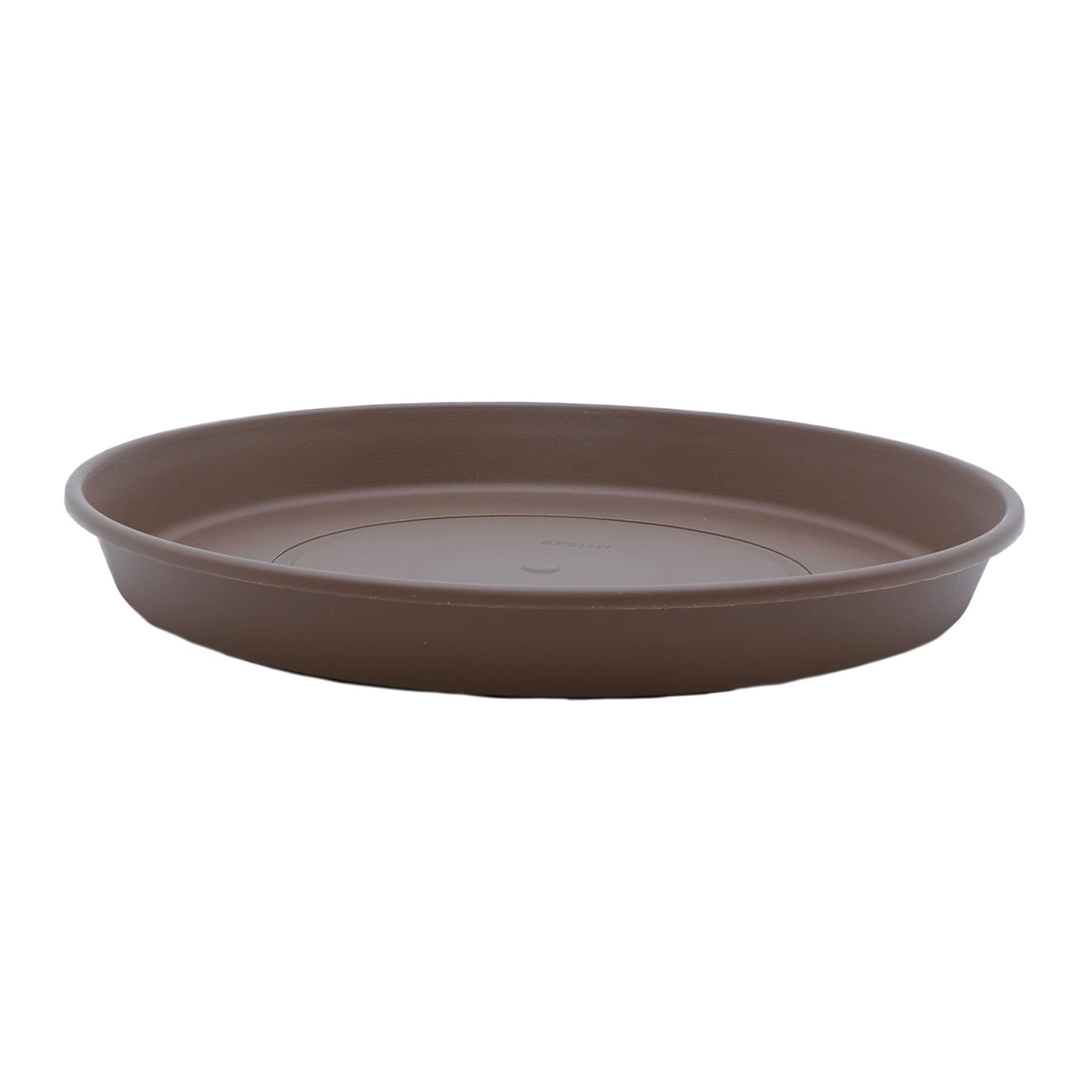 HC Companies Round Prima Flower Pot Saucers - 17.5 Inch Plastic Plant Drip Trays for Indoor & Outdoor Use - Durable Plant Pot Drainage Saucer in Cappuccino (Pack of 1) - Perfect for Potted Plants, Garden Decor, and Water Protection