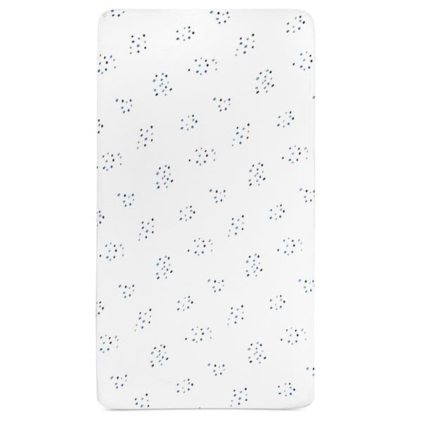 Elys & Co Soft Organic Cotton Crib Sheet - Single Pack for Baby Crib & Bassinet - Perfect for Nursery, Daycare & Travel