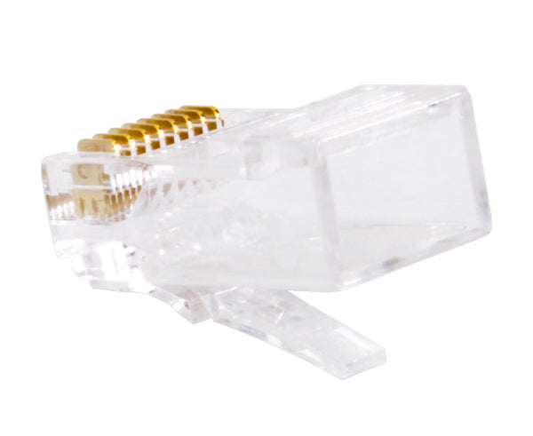 CAT6 Easy Feed RJ45 Connector for Ethernet Cables Under 6.5mm OD - Ideal for Network Installations, Home Office & Data Centers