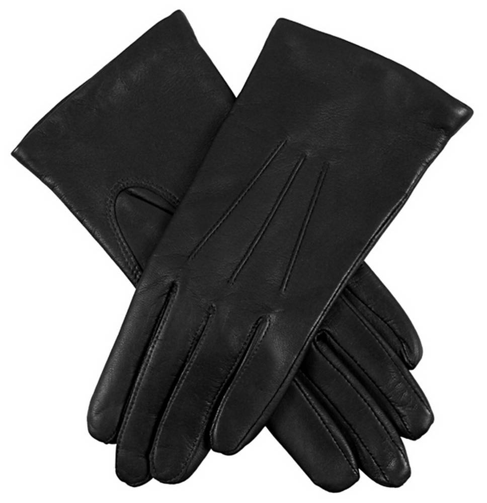 Women's Emma Classic Hairsheep Leather Gloves - Black | Soft & Warm Winter Gloves for Driving, Fashion & Outdoor Activities
