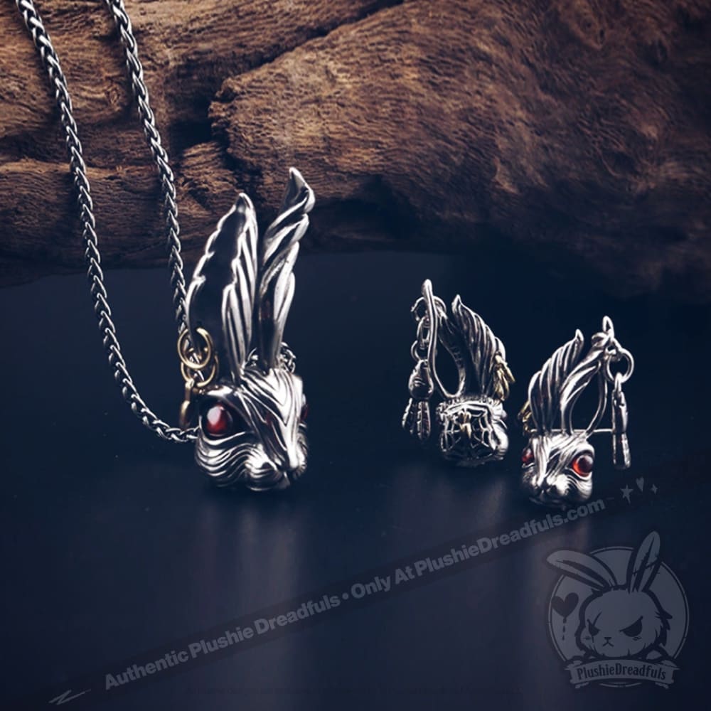 Silver Rabbit and Follow Me Set - Adorable Bunny Figurine Collection for Home Decor, Gift, and Nursery Room - Perfect for Easter, Baby Showers, and Kids' Playtime