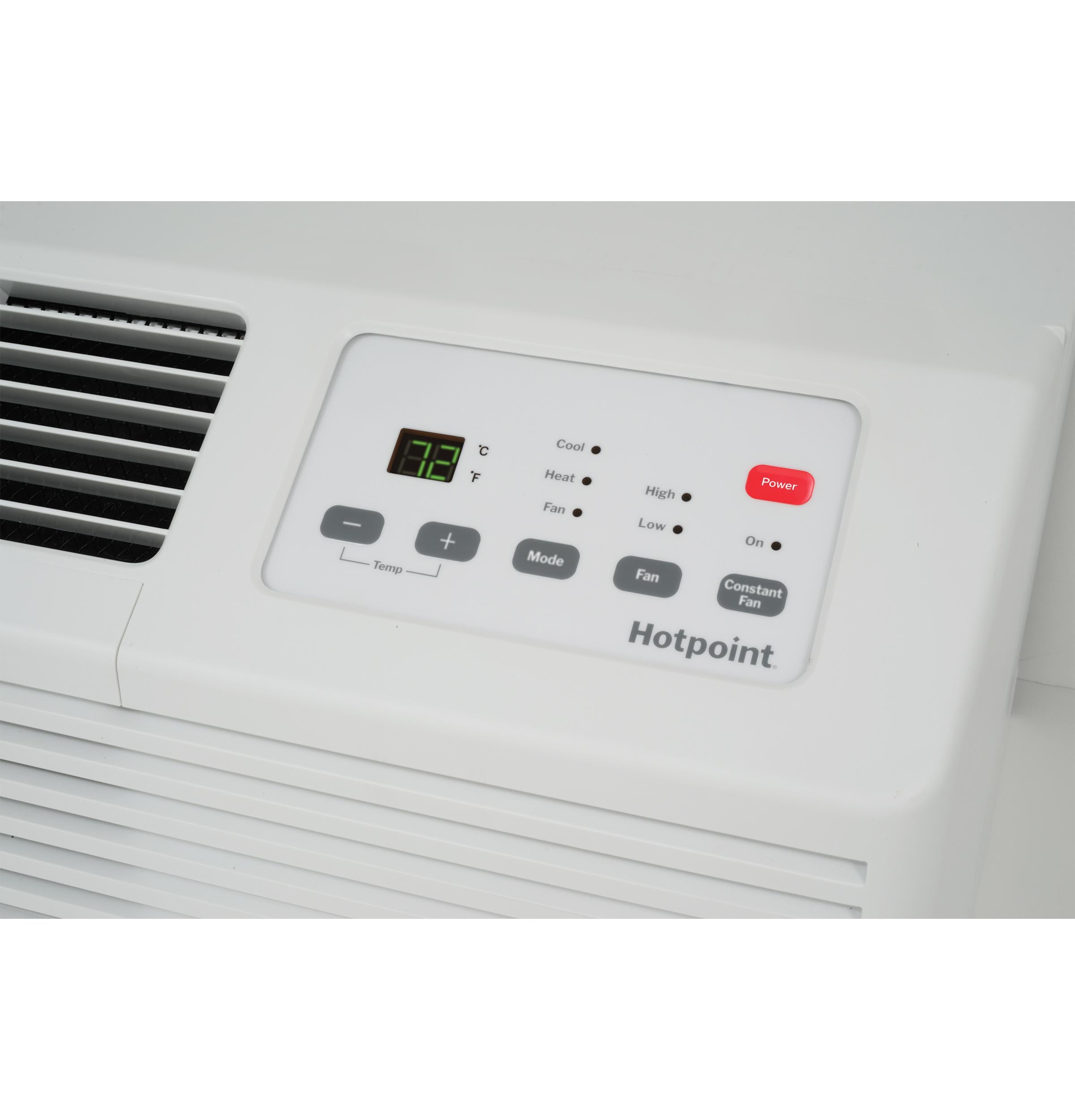 Hotpoint AHES15D3XXA 15,000 BTU PTAC Unit with Electric Heat - 230/208V, 20 Amp - Perfect for Hotel Rooms, Offices & Residential Spaces