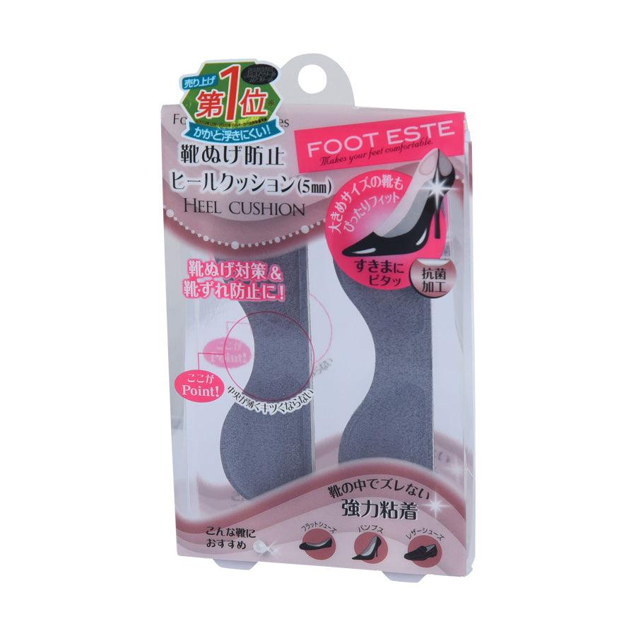FOOT ESTE 5mm Black Heel Cushion Pads - Premium Comfort for High Heels, Running Shoes & Work Boots - Relieves Foot Pain & Pressure - Ideal for All-Day Wear