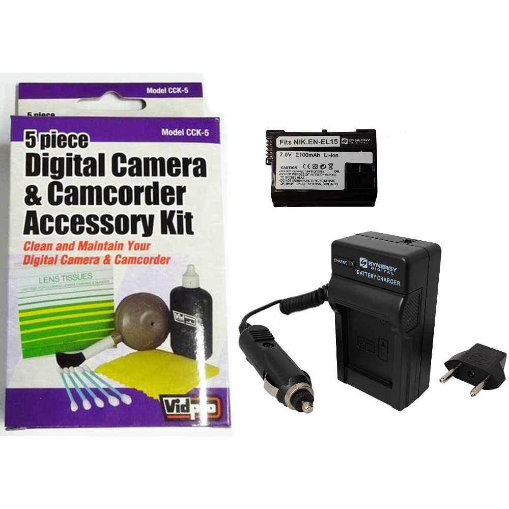 Nikon Z 7 Camera Accessory Kit with Battery & Charger for Travel Photography