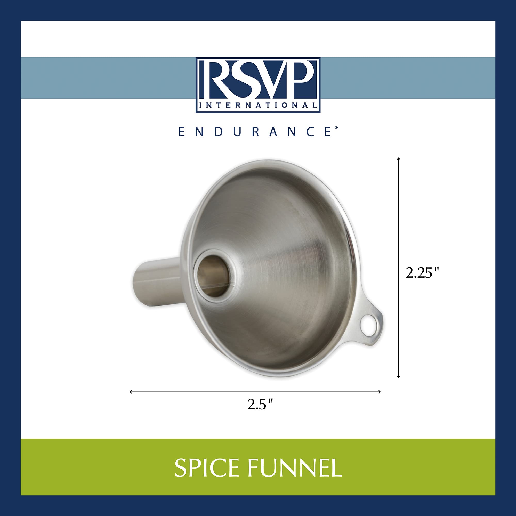 Premium Stainless Steel Kitchen Funnel for Narrow Jars & Bottles - Durable Food-Grade Metal Filling Funnel - Perfect for Home Brewing, Oil Transfer, and DIY Liquor Making (1-Pack)