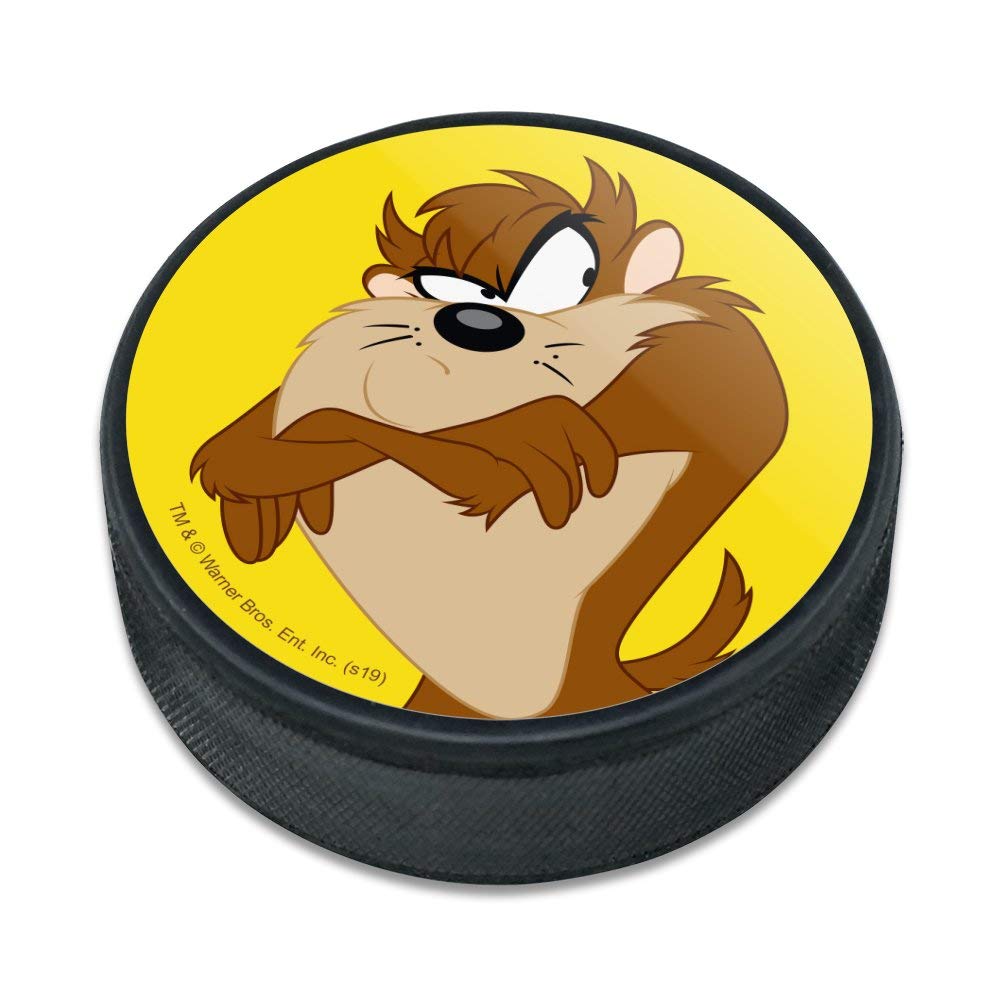 Looney Tunes Taz Hockey Puck - Officially Licensed NHL Ice Hockey Puck for Collectors & Fans - Perfect for Games, Gifts & Memorabilia Display