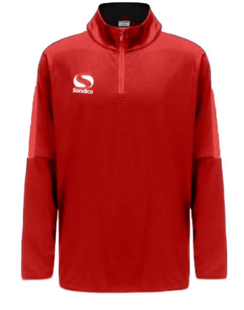 Sondico Men's Quarter Zip Sweatshirt with Zipper - Multicolor, One Size - Comfortable & Stylish for Casual Wear, Gym, and Outdoor Activities