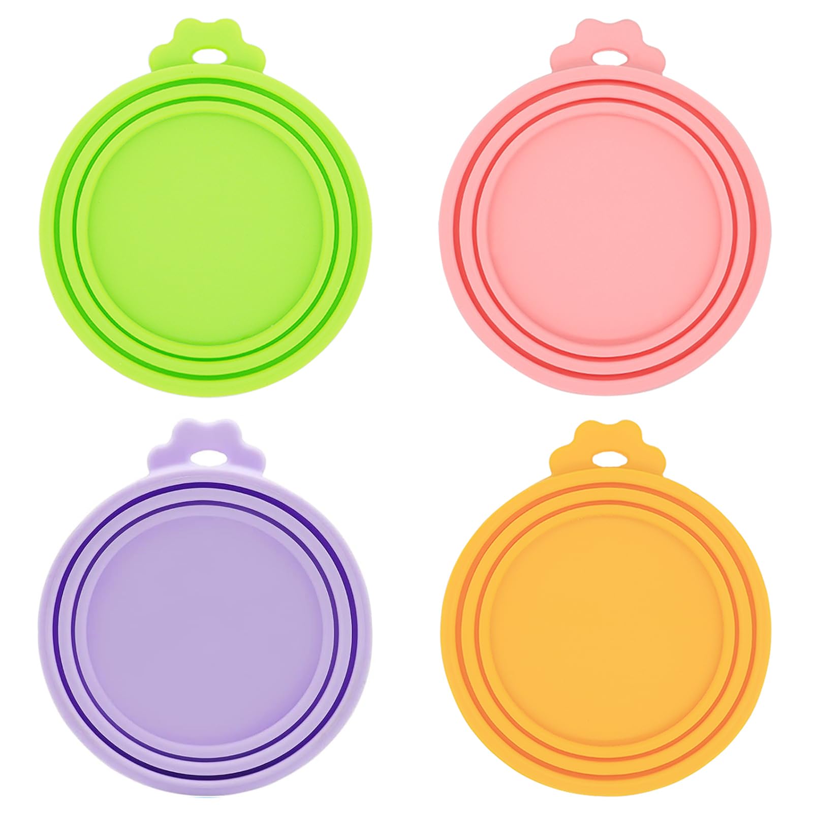 **Silicone Pet Food Can Covers - Universal Size BPA-Free Lids for Dog & Cat Food Cans (3 Colors) | Keep Pet Food Fresh & Prevent Spills - Perfect for Storage & Travel**
