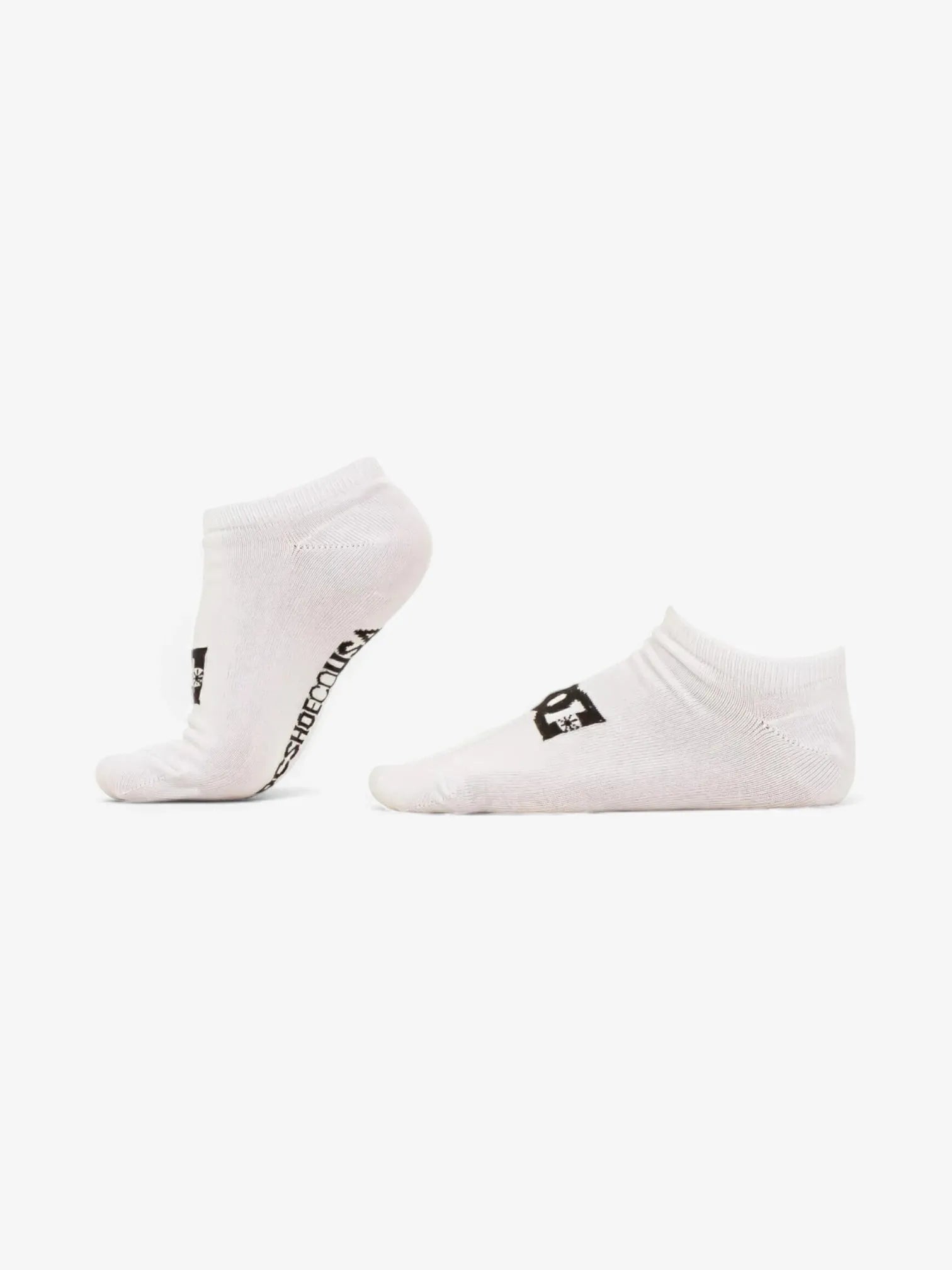 DC Women's Ankle Socks Pack of 2 - White Comfortable Athletic Socks for Running, Yoga & Everyday Wear