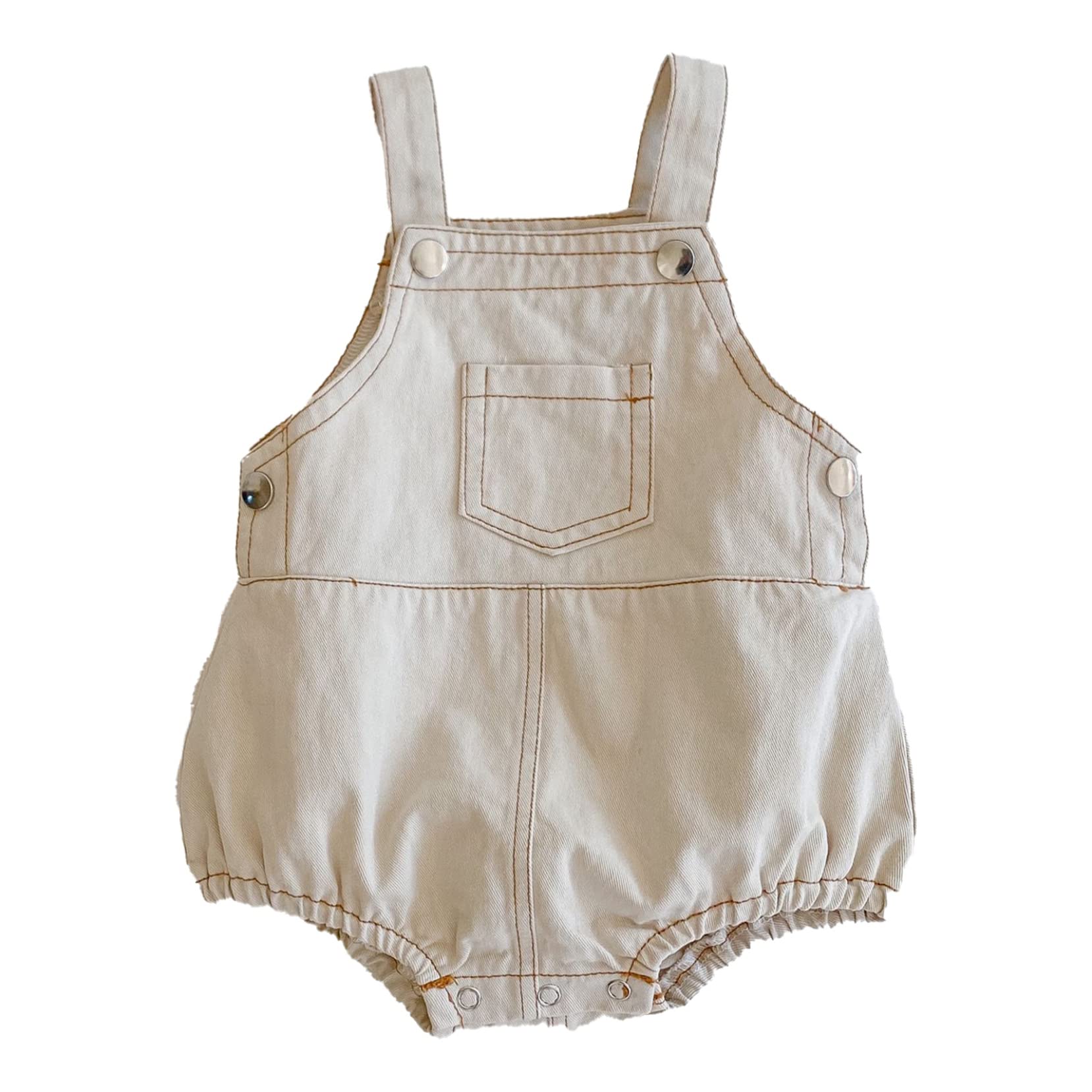 Yartina Baby Boys & Girls Denim Suspender Shorts - Sleeveless Bib Overalls Playsuit for Summer | Casual Playwear & Outdoor Adventures