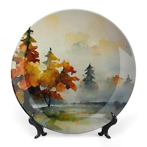 Watercolor Fall Season Painting