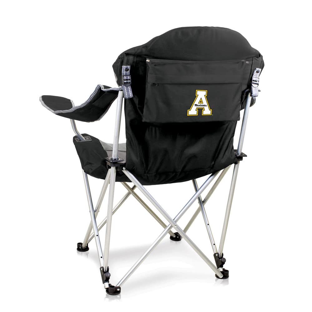 PICNIC TIME NCAA Reclining Camp Chair for Adults - Portable Folding Beach Chair with Carry Bag - Comfortable Outdoor Sports Chair (Dark Red) - Perfect for Camping, Beach Trips, Tailgating & Outdoor Events