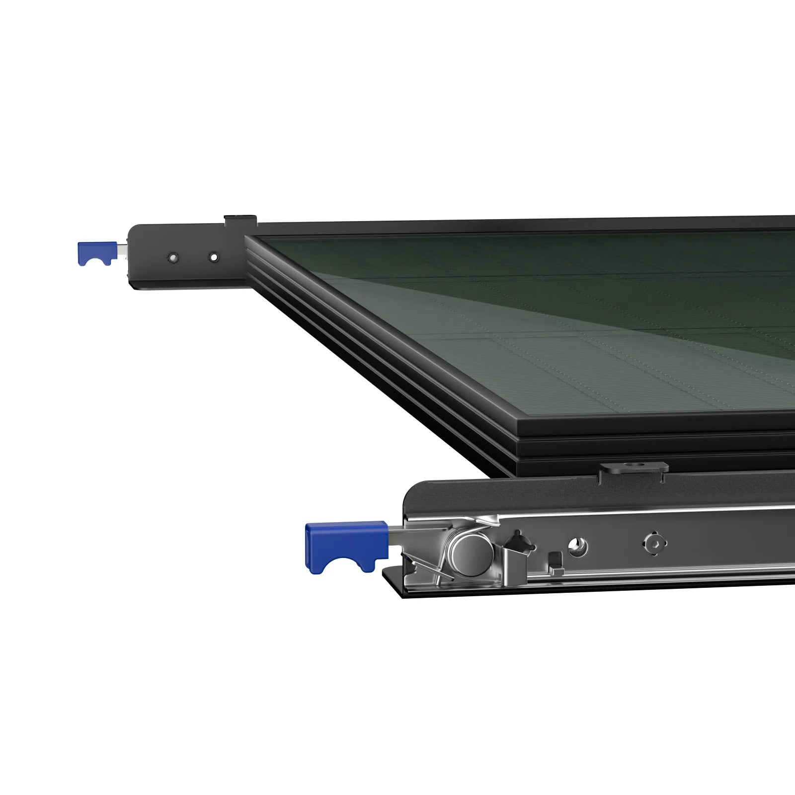 BougeRV Modular Roof Rack Platform with Slidable Solar Panel Bracket - Universal Car Roof Cargo Carrier for Camping, Road Trips & Outdoor Adventures