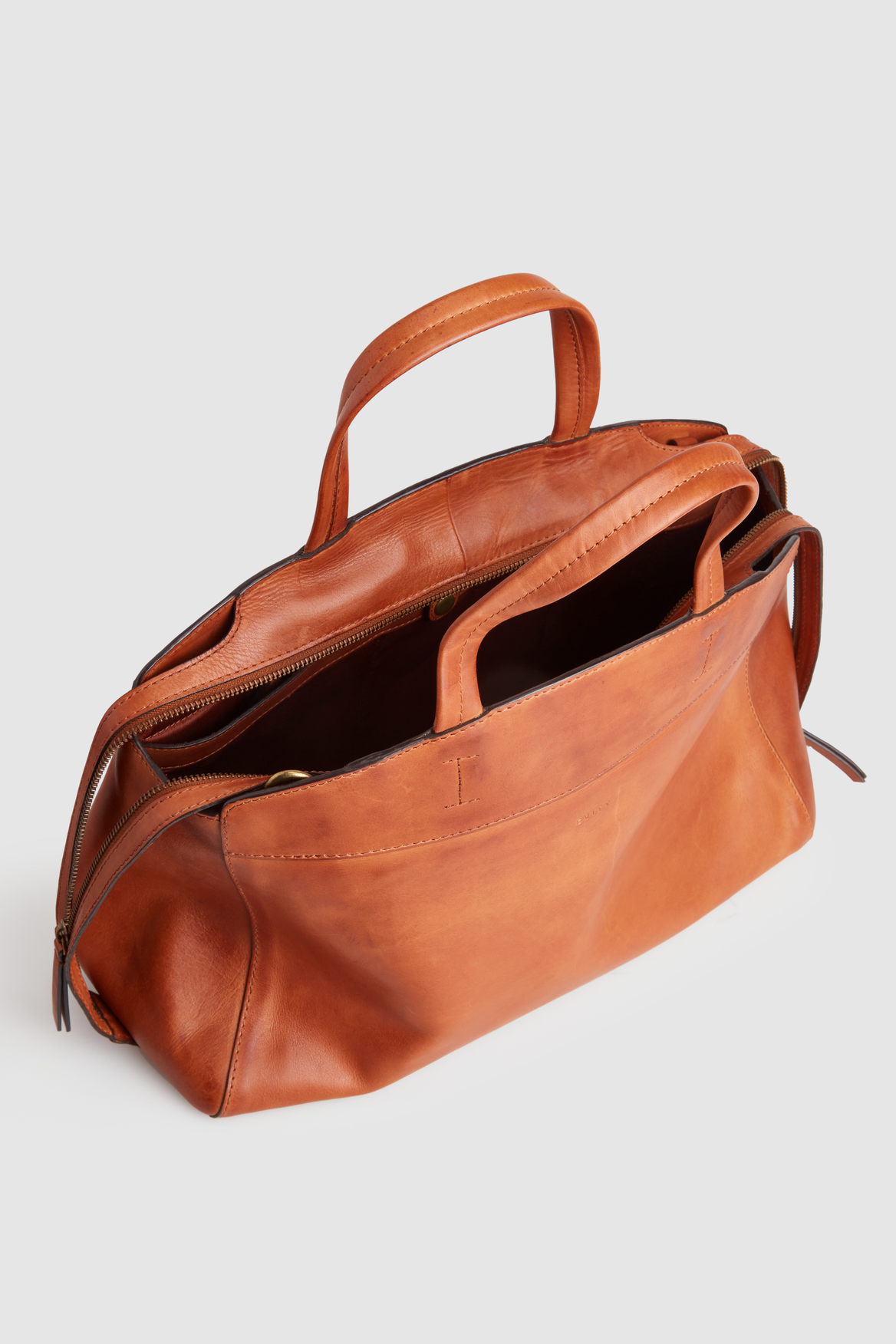 Premium Trinity Leather Work Tote Bag for Women - Stylish & Durable Office Bag, Laptop Bag & Business Travel Tote - Perfect for Work, Commuting & Professional Meetings