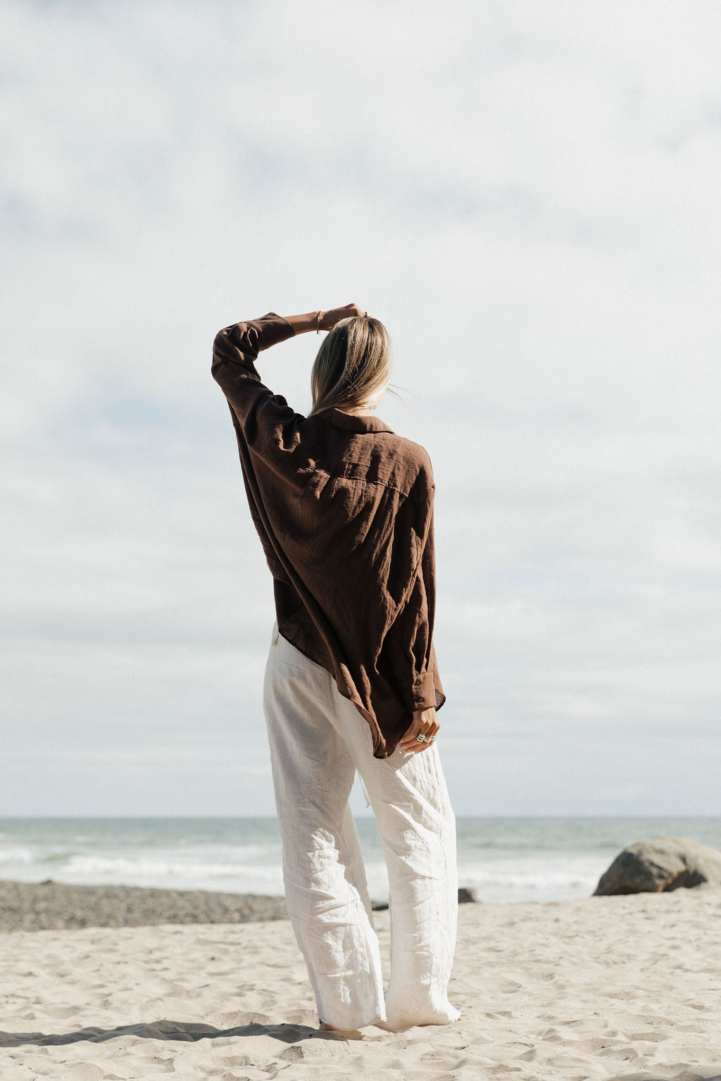 Oversized Button Down Shirt for Women - Casual Summer Poolside Cover Up - Perfect for Beach, Vacation, and Relaxing Outdoors